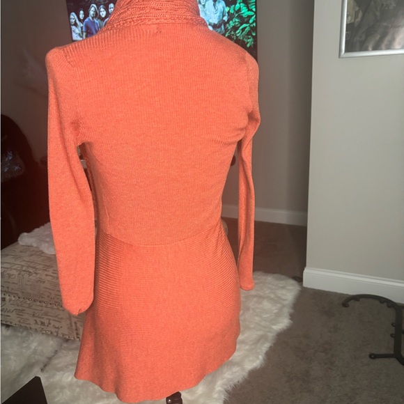 Women's Patty Boutik Rust Sweater with Cable Knit - Picture 6 of 9